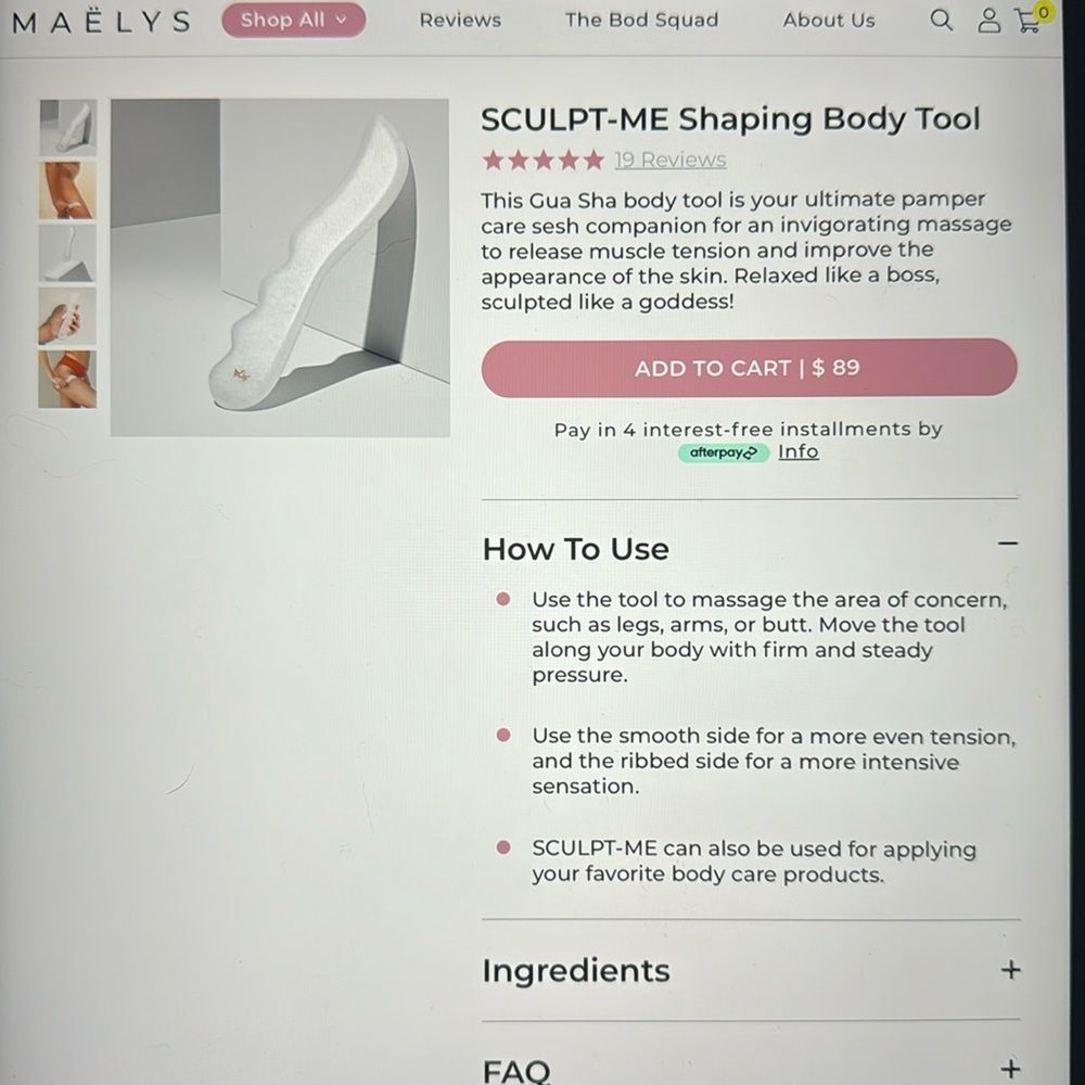 Sculpt-me body shaping tool new inbox paid $89